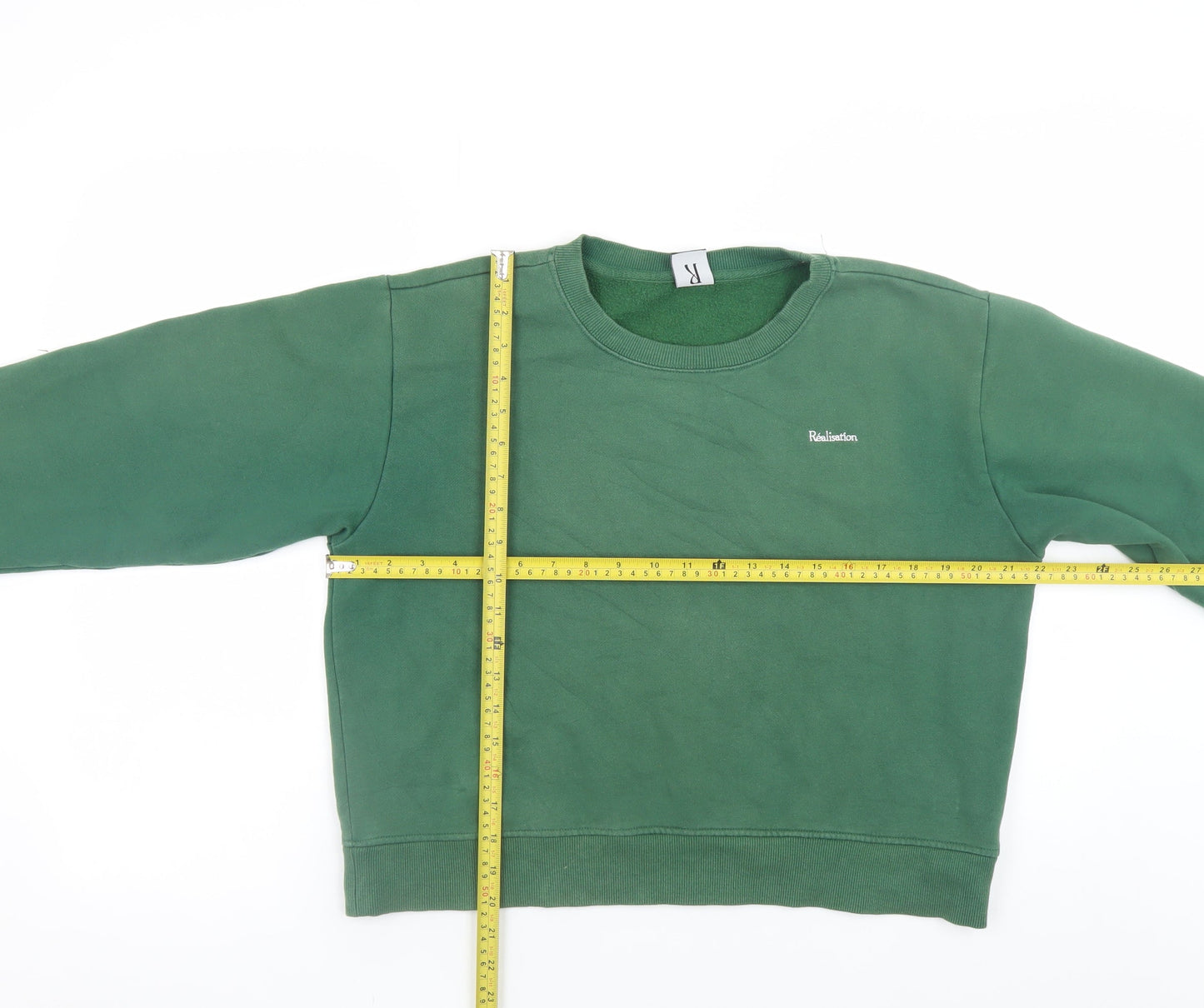 Womens UK Size S Réalisation Green Pullover Sweatshirt