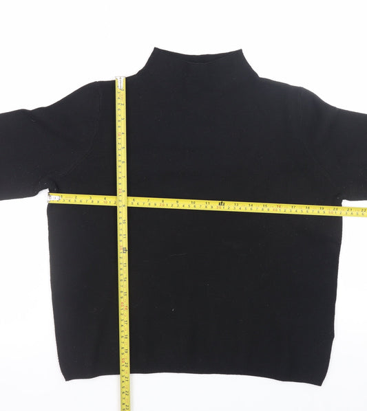 Womens UK Size 14 ESMARA Black Pullover Jumper
