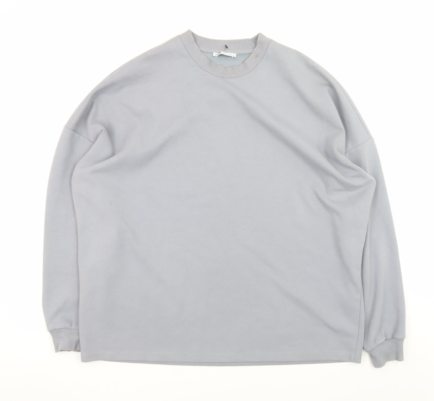 Womens UK Size M Zara Grey Pullover Sweatshirt