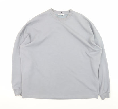 Womens UK Size M Zara Grey Pullover Sweatshirt