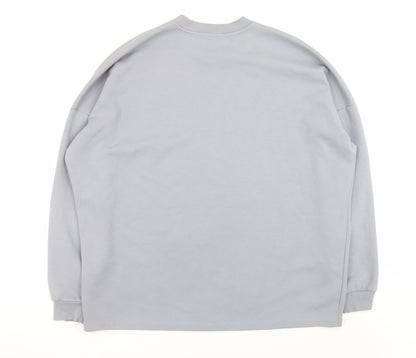 Womens UK Size M Zara Grey Pullover Sweatshirt