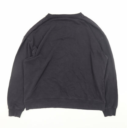 Womens UK Size S Zara Black Pullover Sweatshirt