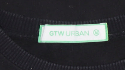 Womens UK Size M GTW Urban Black Pullover Sweatshirt