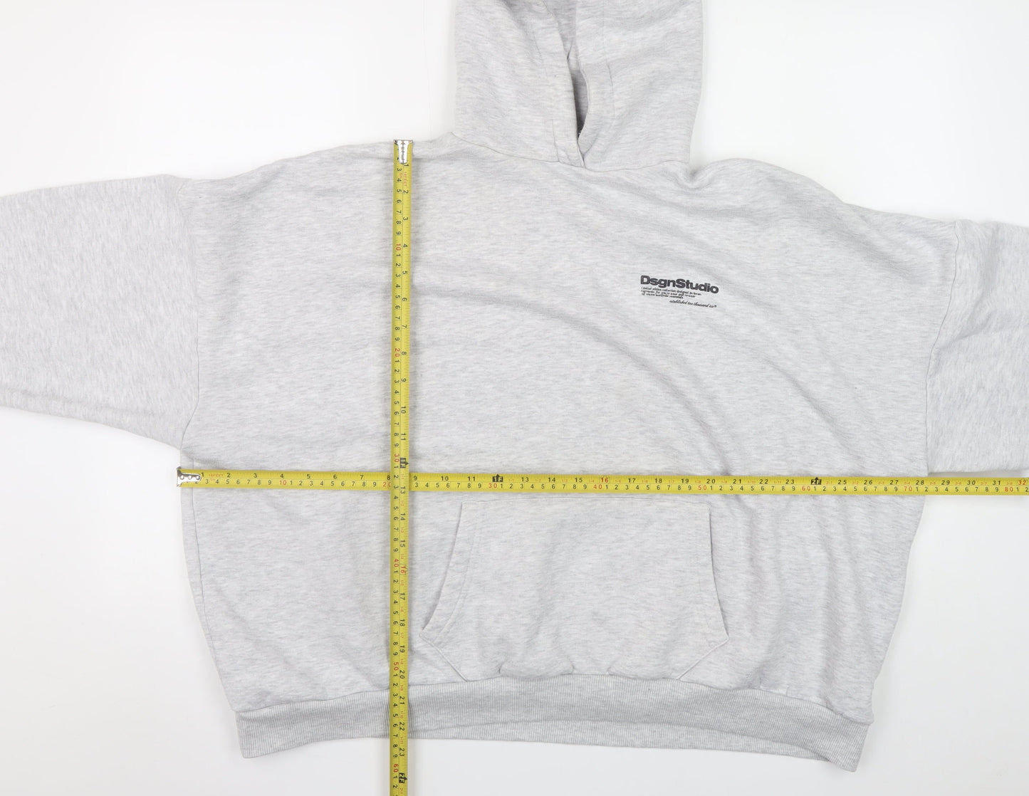 Womens UK Size XL Boohoo Grey Pullover Hoodie