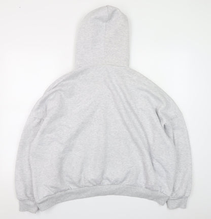 Womens UK Size XL Boohoo Grey Pullover Hoodie