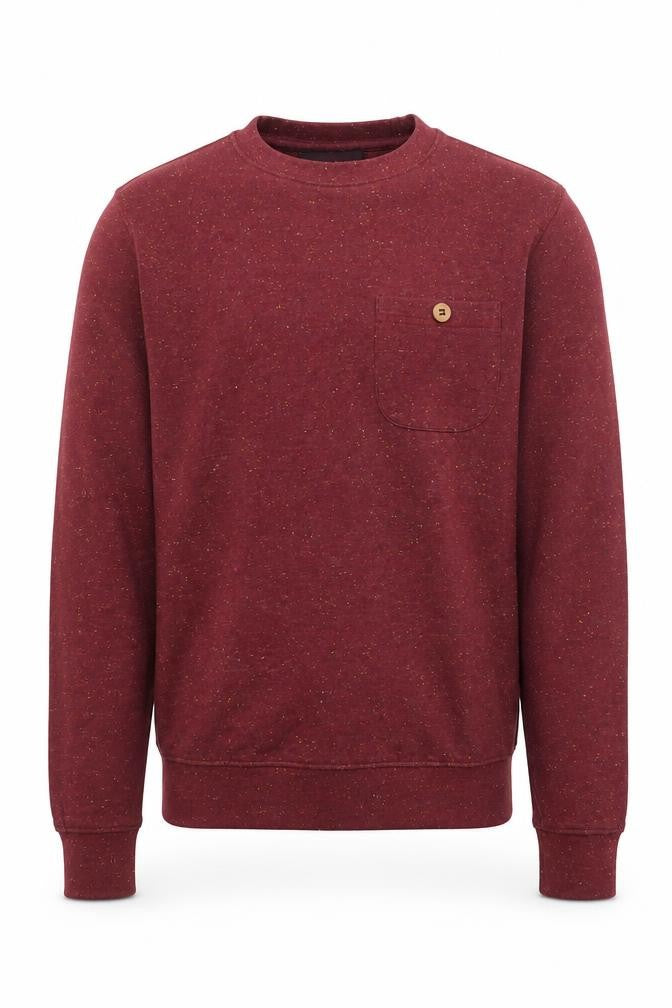 Mens UK Size S Shore Leave Red Pullover Sweatshirt
