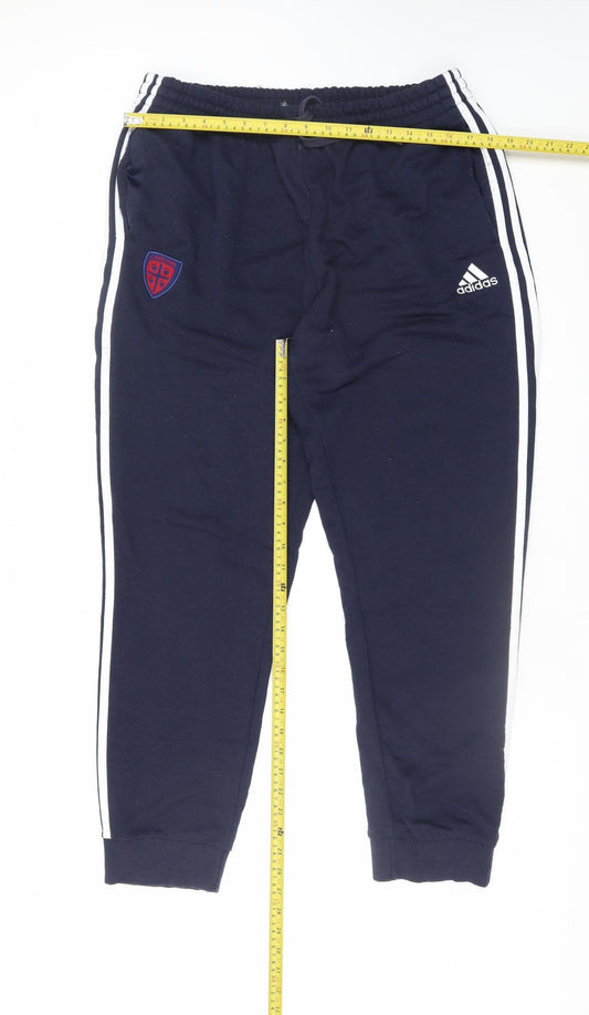 Womens UK Size XL adidas Regular Fit Jogger Blue Trousers