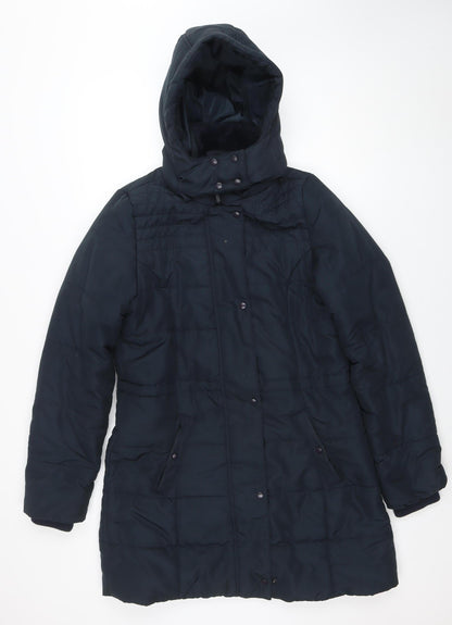 Womens UK Size 14 Esmarca Blue Puffer Jacket