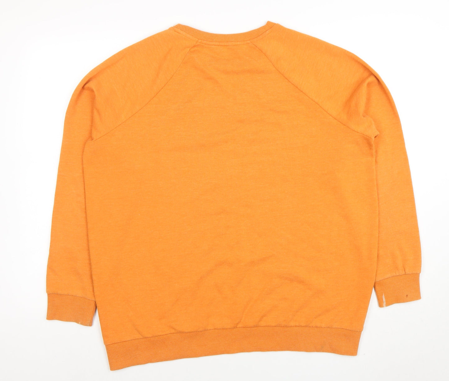 Womens UK Size L NEXT Orange Pullover Sweatshirt