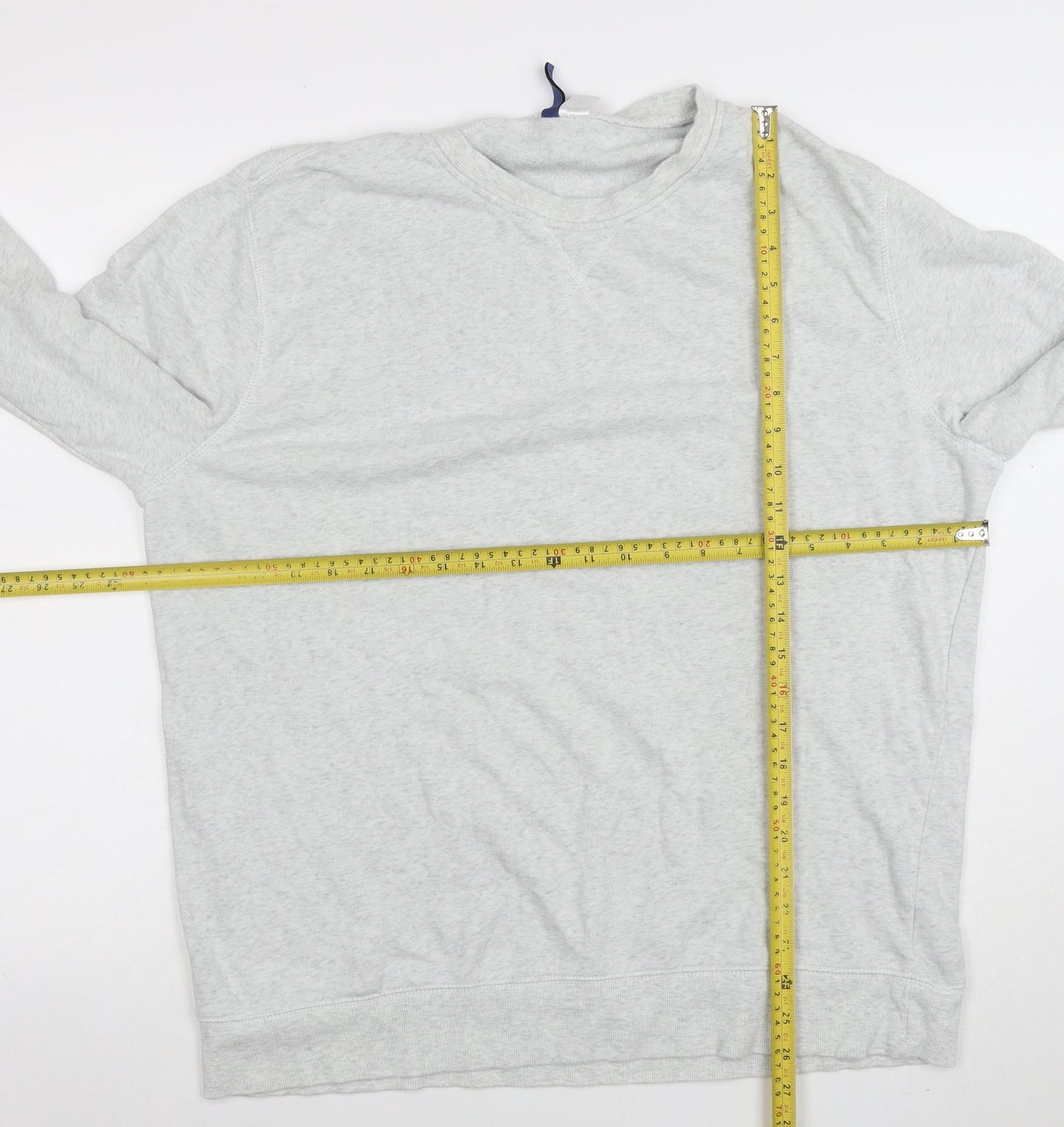 Mens UK Size XL H&M Divided Grey Pullover Sweatshirt