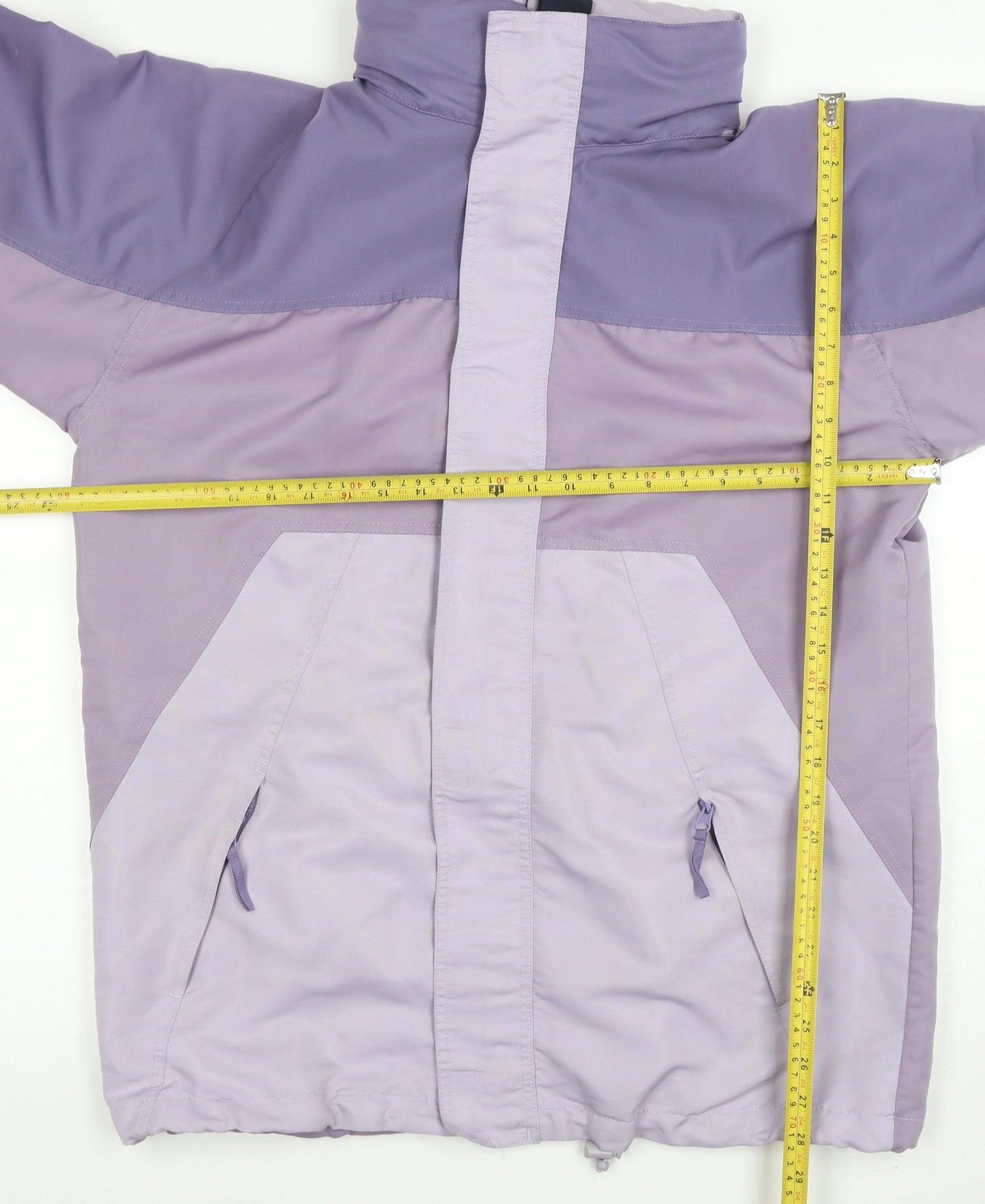Womens UK Size S Cotton Traders Purple Rain Coat