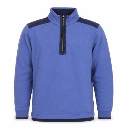 Mens UK Size S One Earth Blue Pullover Sweatshirt