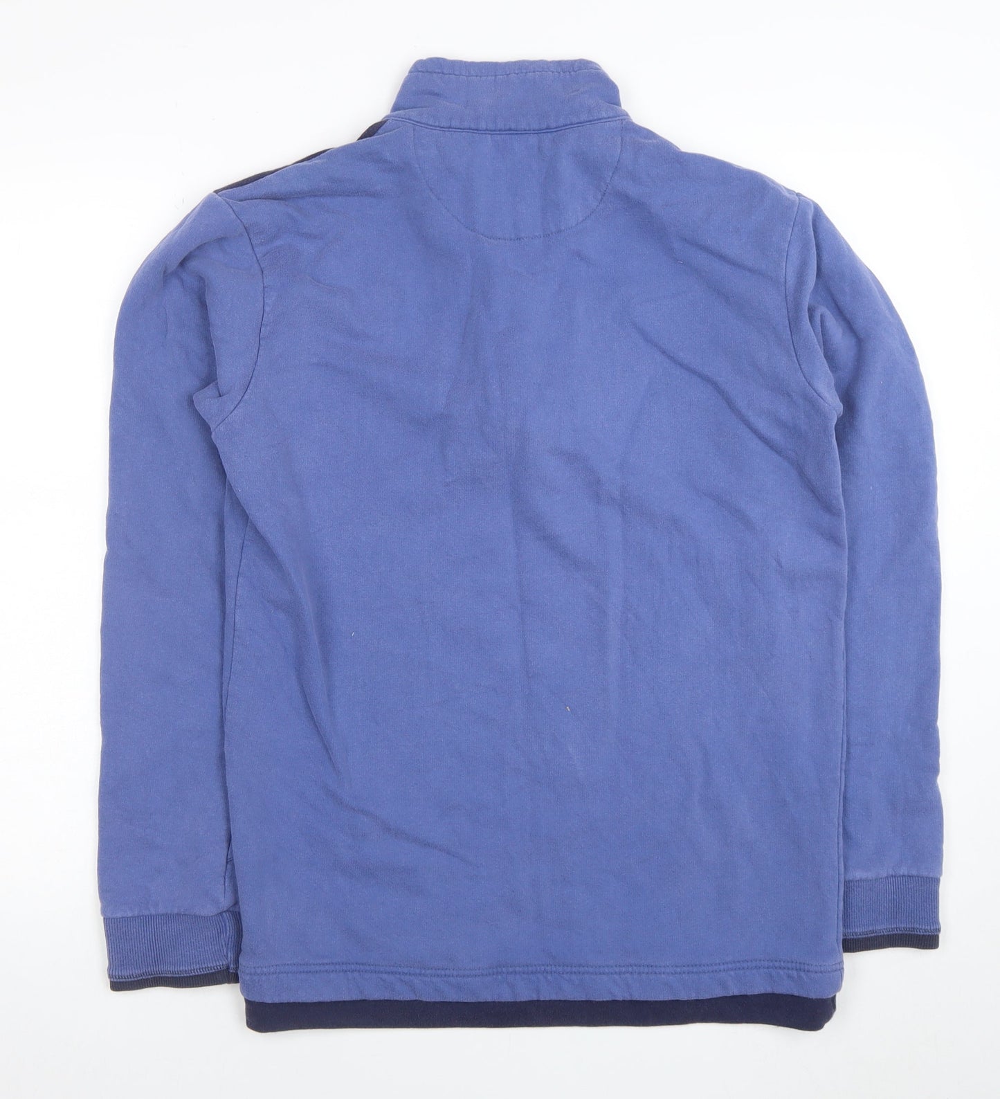 Mens UK Size S One Earth Blue Pullover Sweatshirt