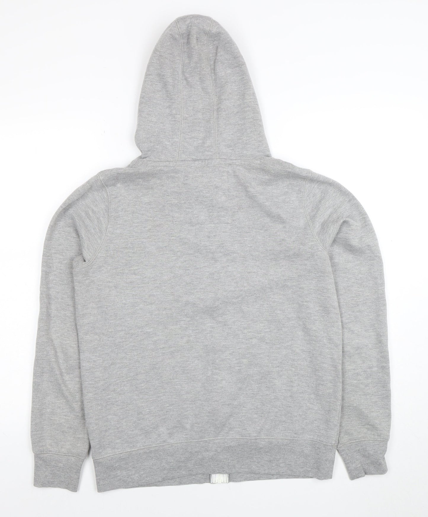 Womens UK Size 12 Vintage Edition Grey Full Zip Hoodie