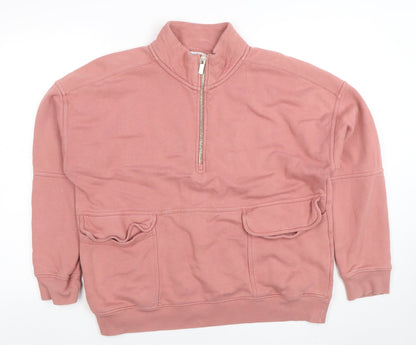 Womens UK Size L NEXT Pink Pullover Sweatshirt