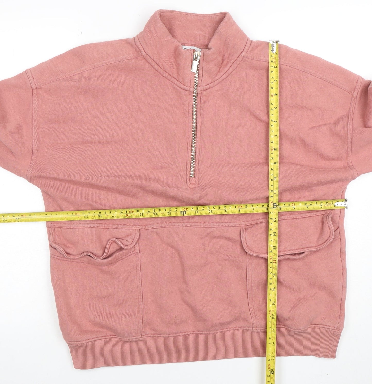Womens UK Size L NEXT Pink Pullover Sweatshirt