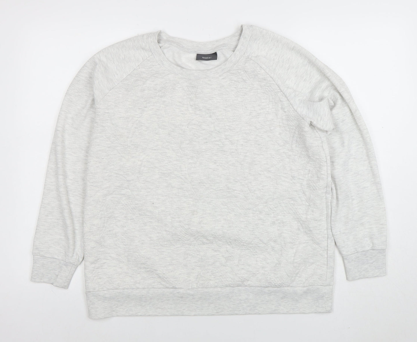 Womens UK Size M Yessica Grey Pullover Sweatshirt