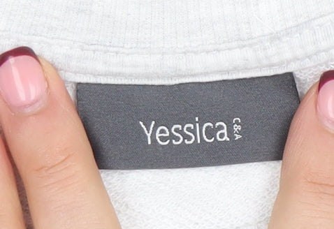 Womens UK Size M Yessica Grey Pullover Sweatshirt