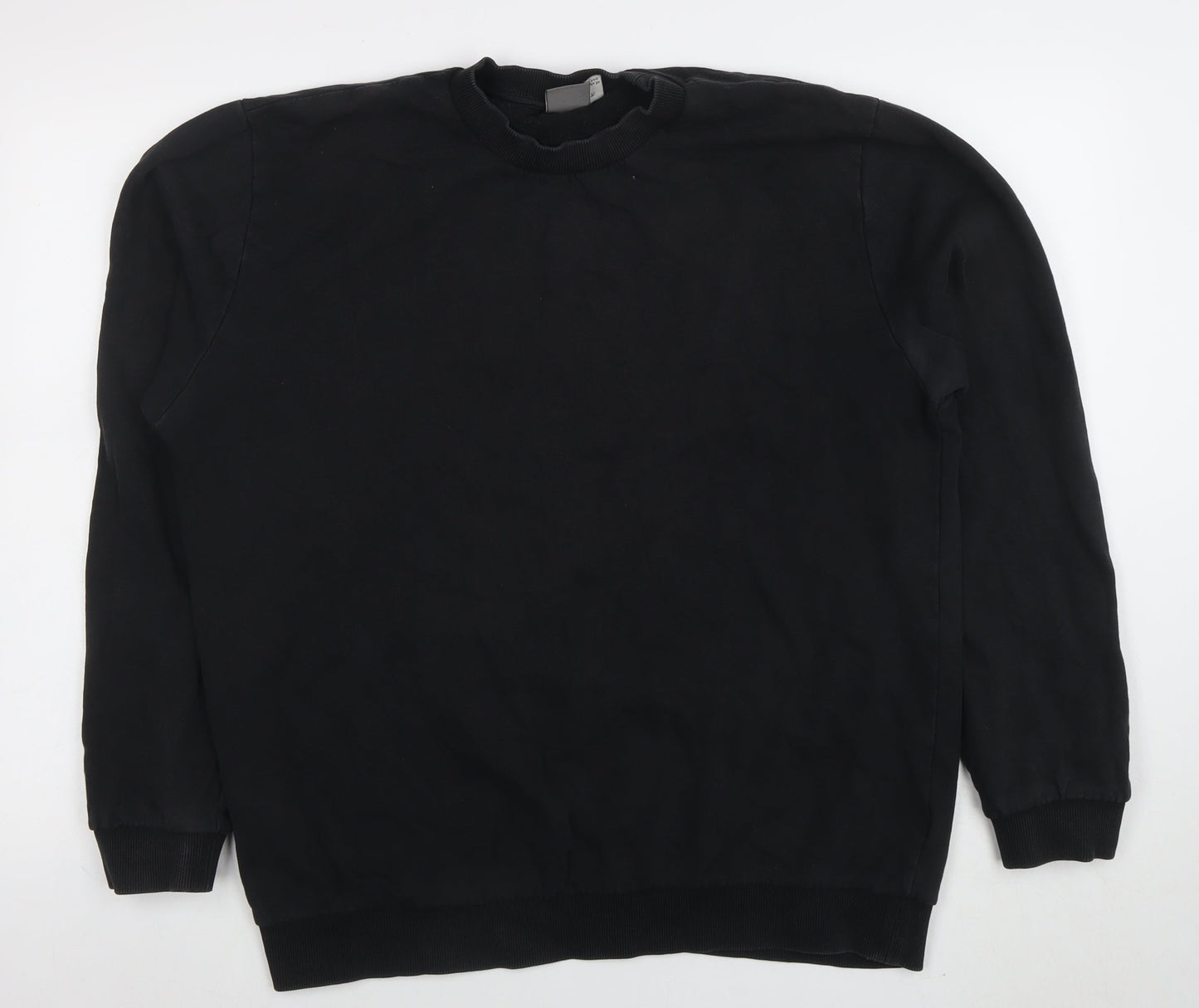 Mens UK Size XL ASOS Black Pullover Sweatshirt