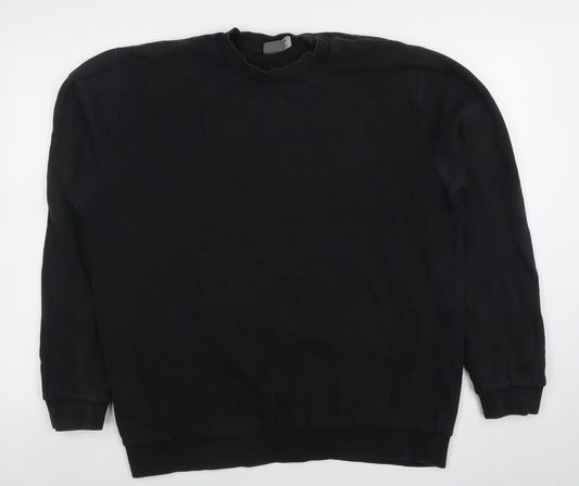 Mens UK Size XL ASOS Black Pullover Sweatshirt