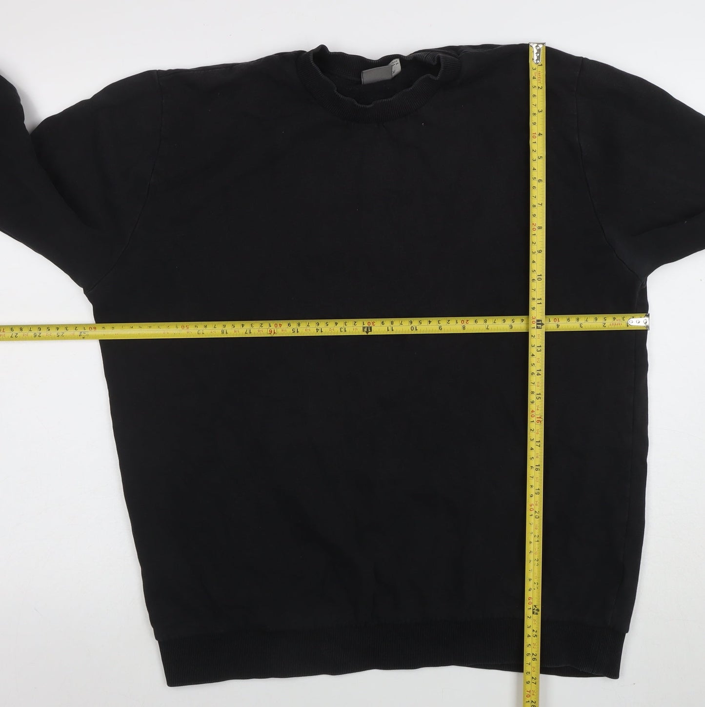 Mens UK Size XL ASOS Black Pullover Sweatshirt