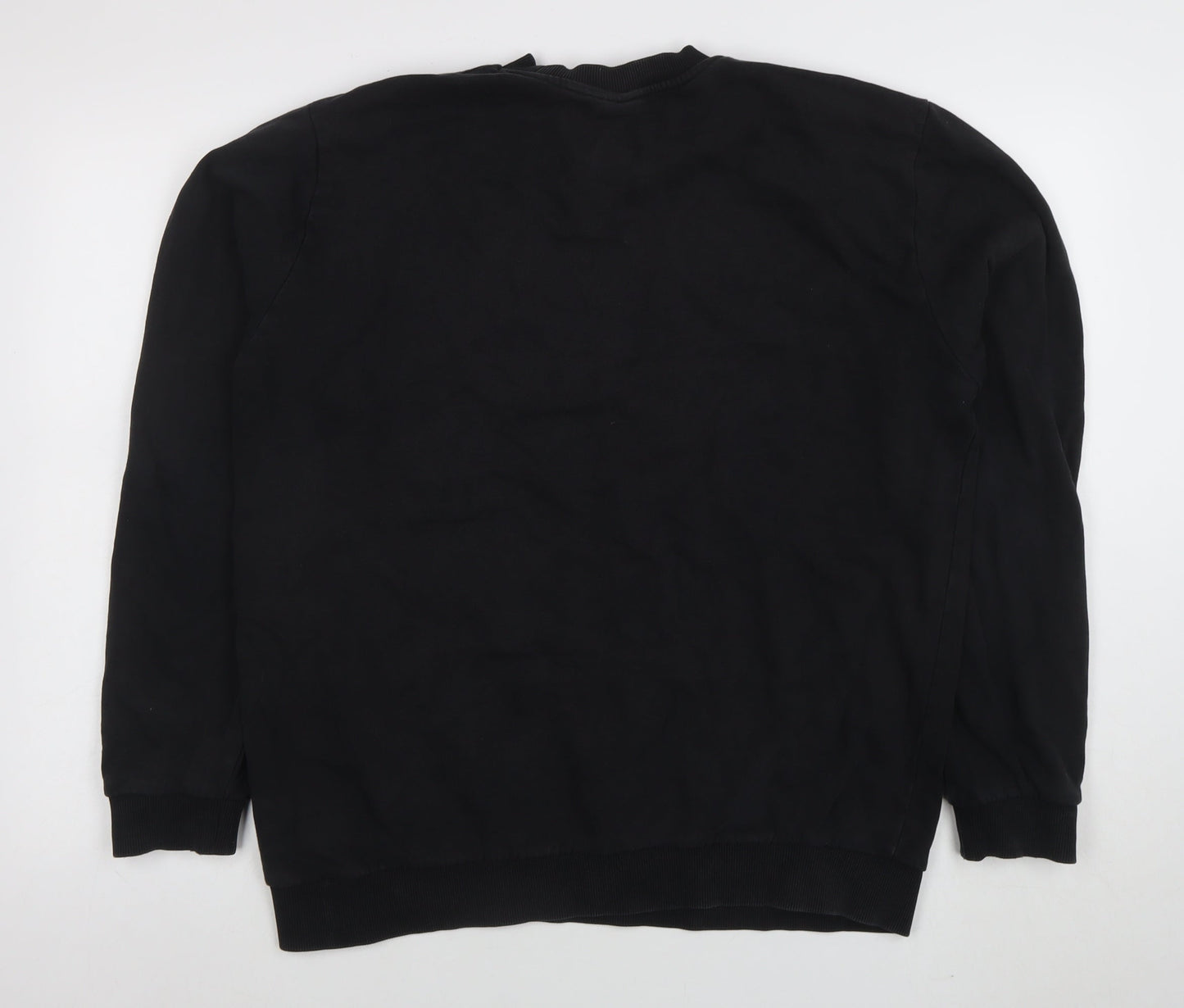 Mens UK Size XL ASOS Black Pullover Sweatshirt