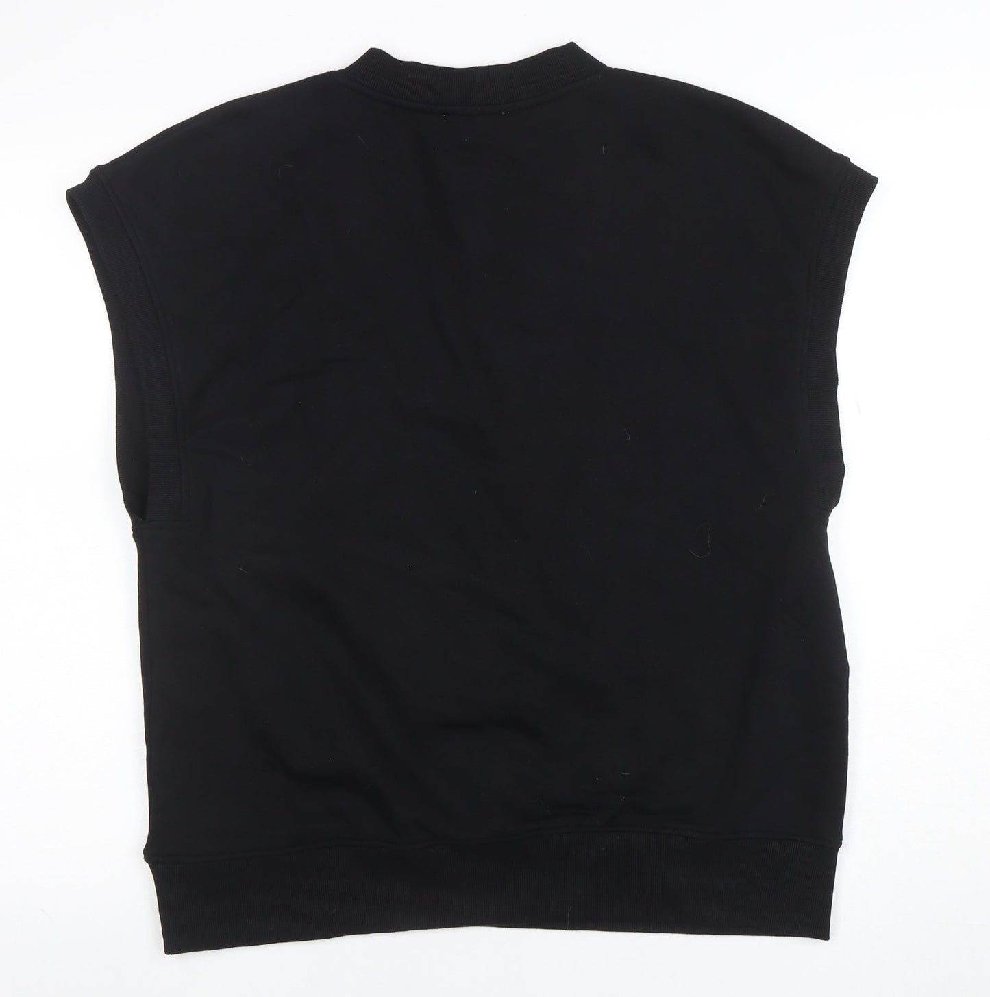 Mens UK Size S Zara Black Vest Sweatshirt