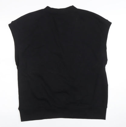 Mens UK Size S Zara Black Vest Sweatshirt