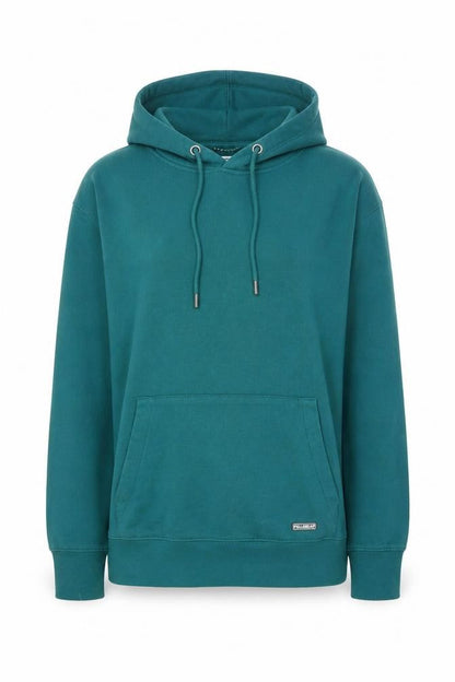 Womens UK Size XS Pull & Bear Green Pullover Hoodie