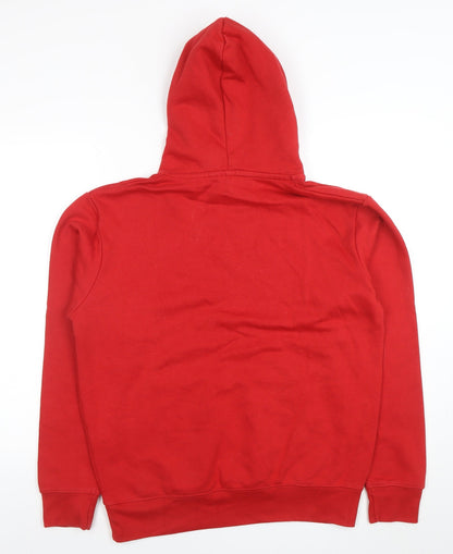 Mens UK Size S Urban Road Red Pullover Hoodie