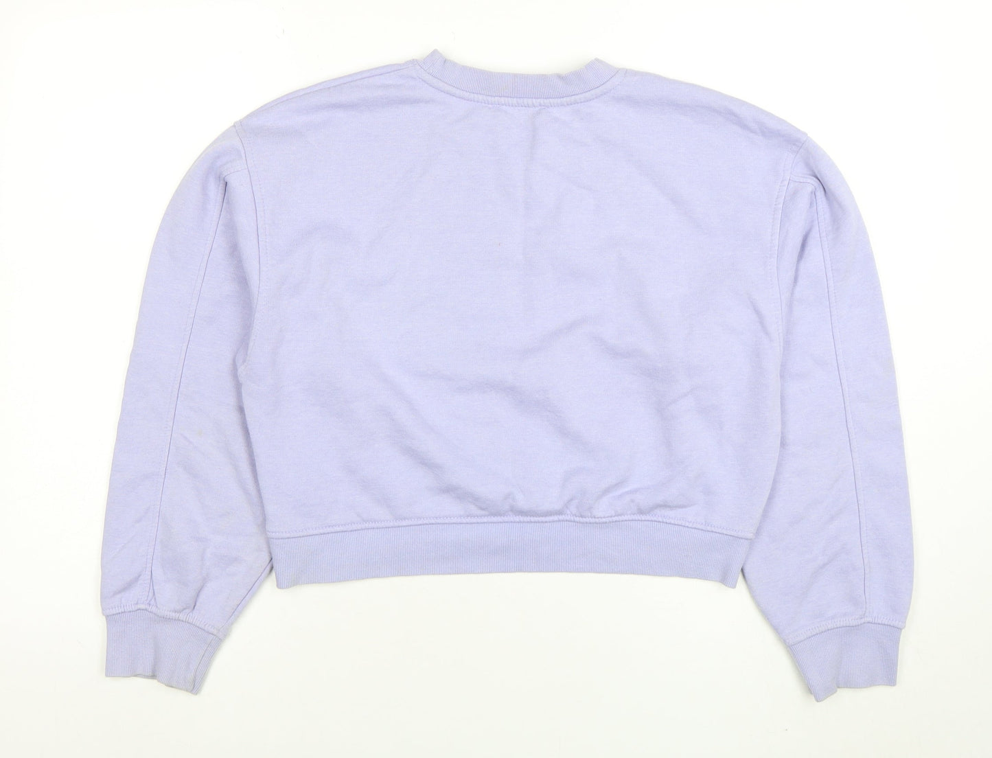 Womens UK Size M Zara Purple Pullover Sweatshirt