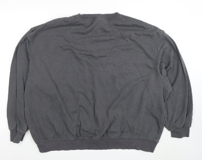 Womens UK Size L H&M Grey Pullover Sweatshirt