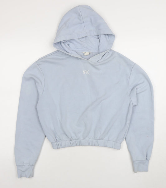 Girls UK Size 13-14 Years H&M Blue Pullover Hoodie