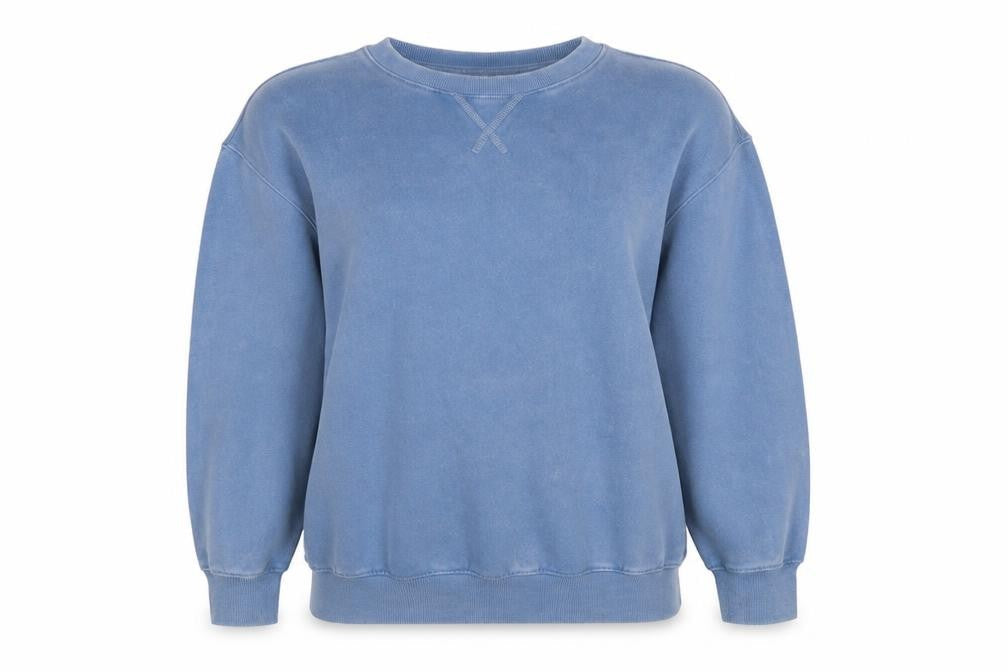 Womens UK Size S New Look Blue Pullover Sweatshirt