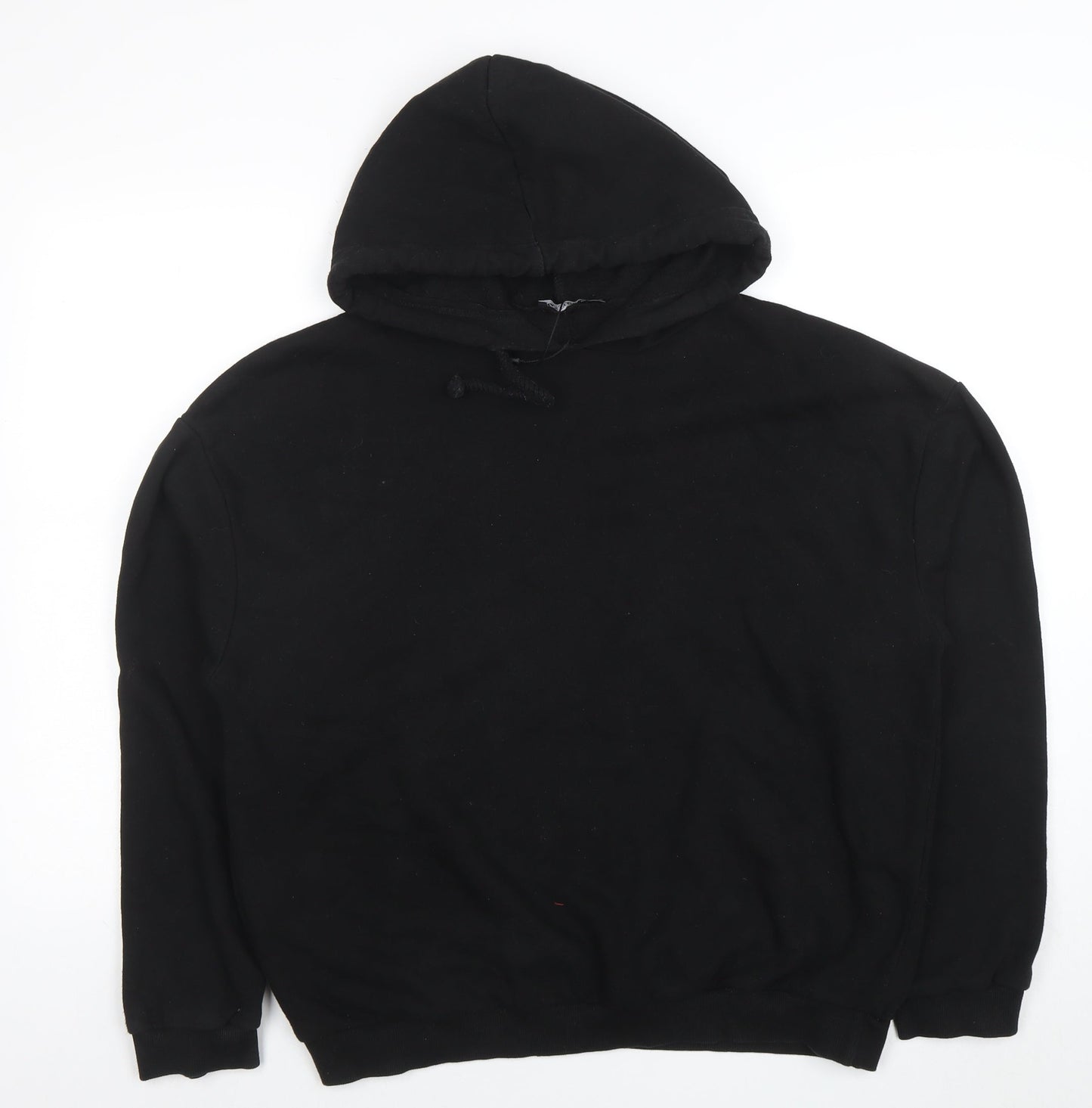 Womens UK Size 14 Nasty Gal Black Pullover Hoodie