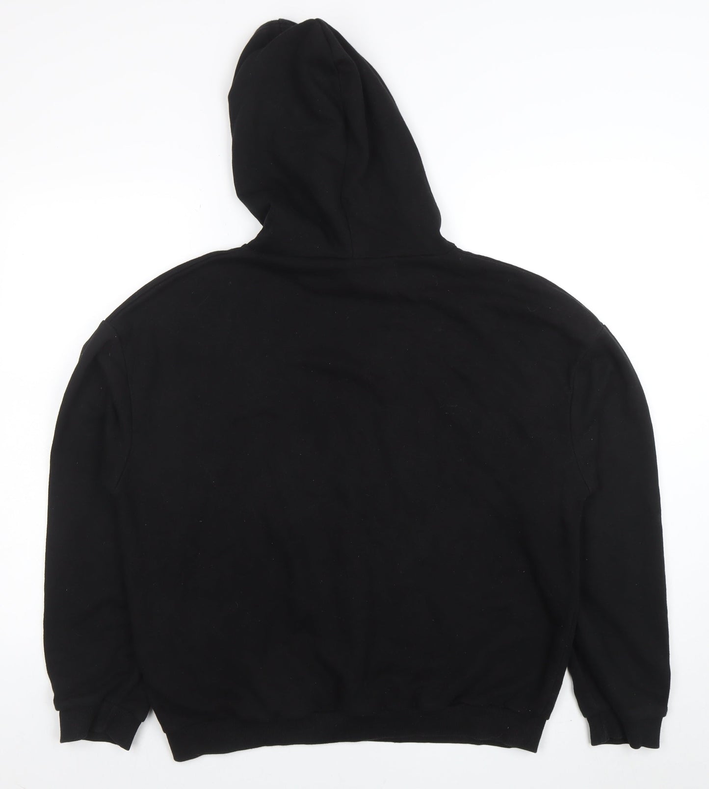 Womens UK Size 14 Nasty Gal Black Pullover Hoodie