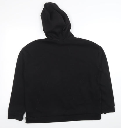 Womens UK Size L Stradivarius Black Pullover Hoodie
