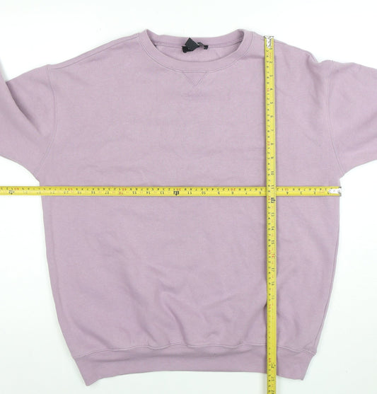 Womens UK Size S New Look Purple Pullover Sweatshirt