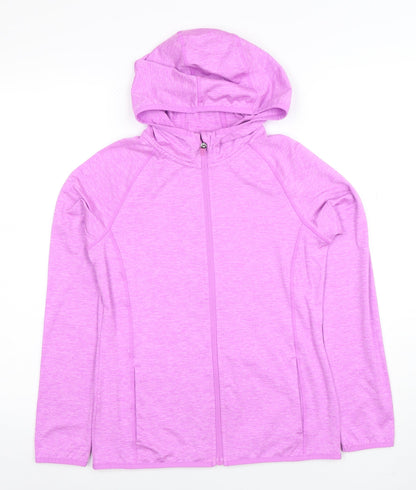 Girls UK Size 10-11 Years Dunnes Stores Purple Full Zip Hoodie
