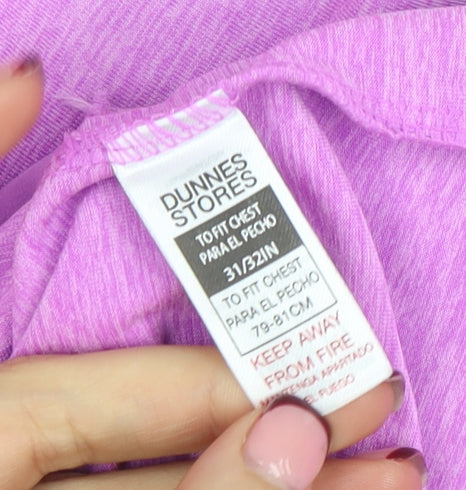 Girls UK Size 10-11 Years Dunnes Stores Purple Full Zip Hoodie