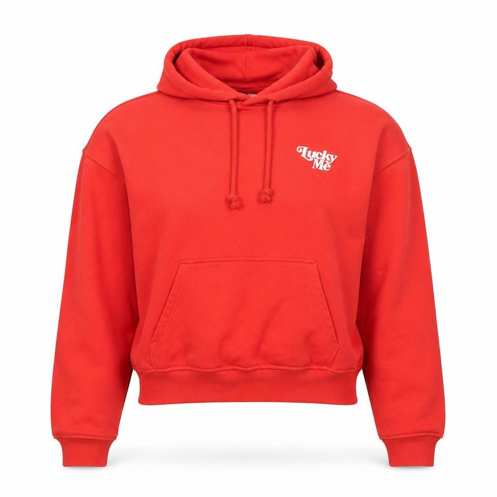 Womens UK Size S H&M Red Pullover Hoodie