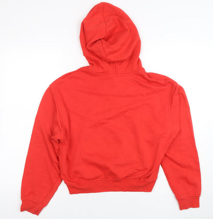 Womens UK Size S H&M Red Pullover Hoodie