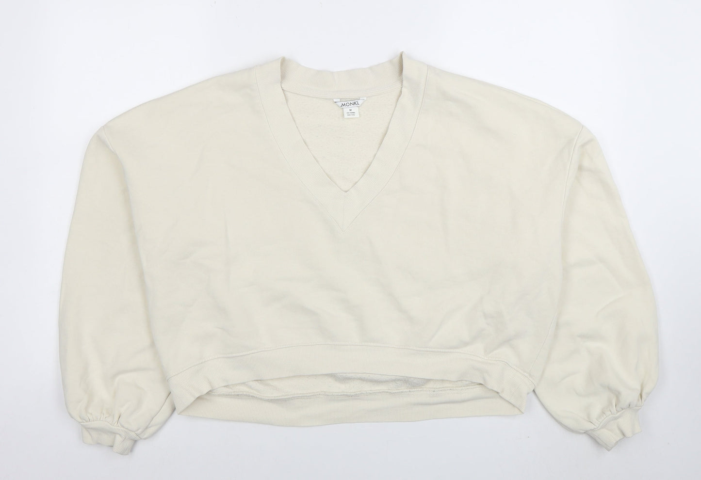 Womens UK Size 12 Monki Beige Pullover Sweatshirt