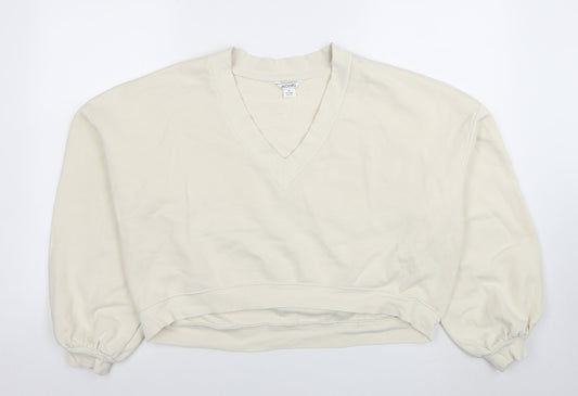 Womens UK Size 12 Monki Beige Pullover Sweatshirt