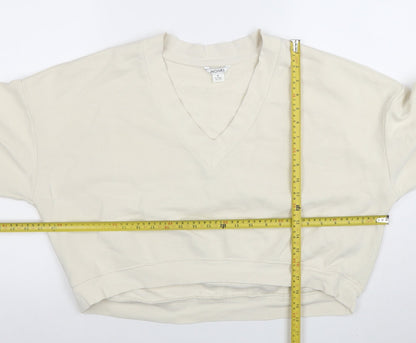Womens UK Size 12 Monki Beige Pullover Sweatshirt