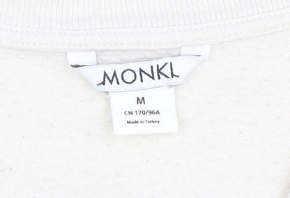 Womens UK Size 12 Monki Beige Pullover Sweatshirt