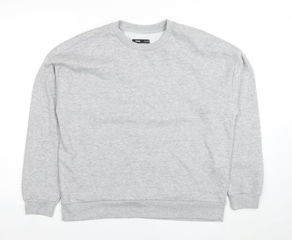 Womens UK Size M Sinsay Grey Pullover Sweatshirt