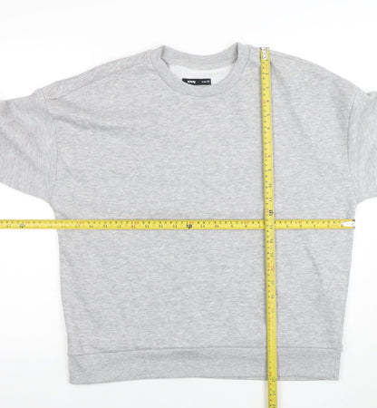 Womens UK Size M Sinsay Grey Pullover Sweatshirt