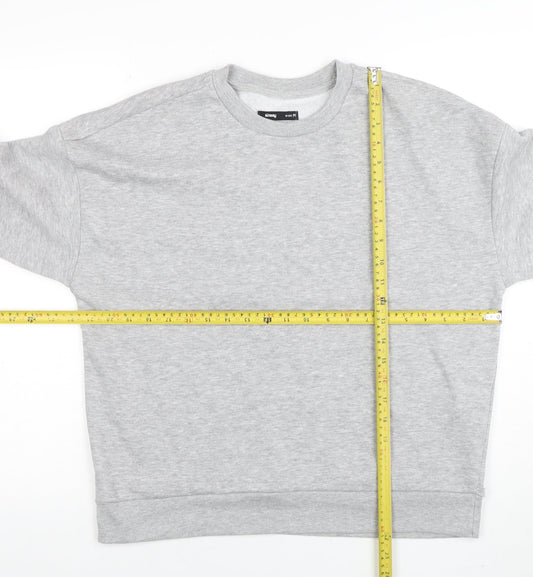 Womens UK Size M Sinsay Grey Pullover Sweatshirt