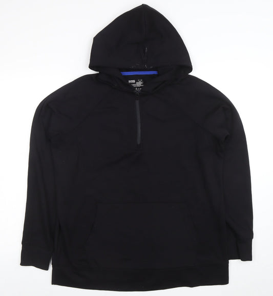 Womens UK Size S Dunnes Stores Black Pullover Hoodie